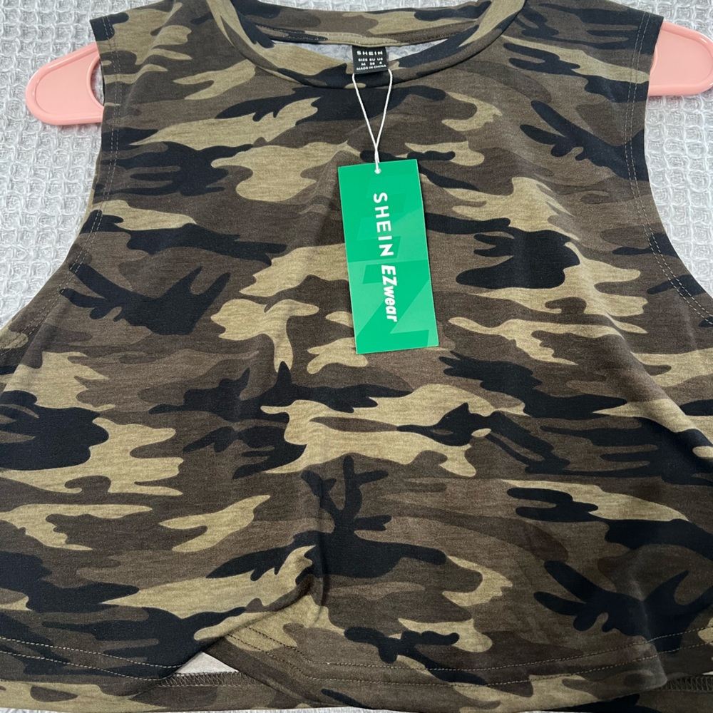 Shein Camo Print Tank Top